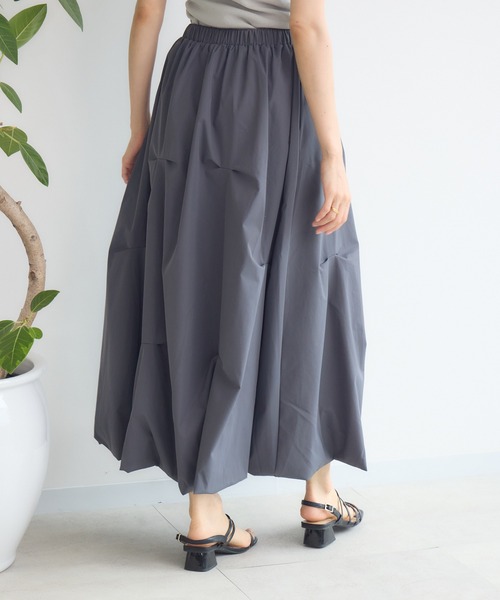 KATHARINE ROSS（キャサリンロス）の「【PILLINI/ピリーニ】タックバルーンスカート（スカート・レディース・チャコールグレー/ブラック・FREE）」の5枚目の写真