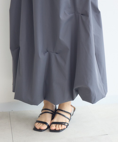 KATHARINE ROSS（キャサリンロス）の「【PILLINI/ピリーニ】タックバルーンスカート（スカート・レディース・チャコールグレー/ブラック・FREE）」の10枚目の写真