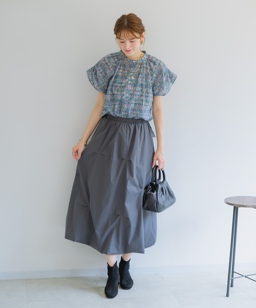 KATHARINE ROSS（キャサリンロス）の「【PILLINI/ピリーニ】タックバルーンスカート（スカート・レディース・チャコールグレー/ブラック・FREE）」の22枚目の写真