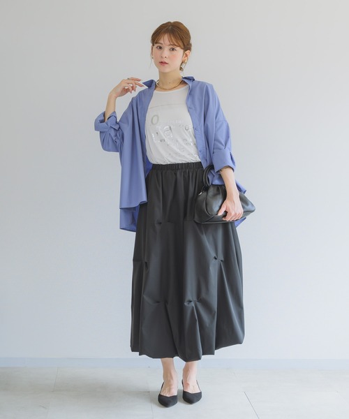 KATHARINE ROSS（キャサリンロス）の「【PILLINI/ピリーニ】タックバルーンスカート（スカート・レディース・チャコールグレー/ブラック・FREE）」の15枚目の写真