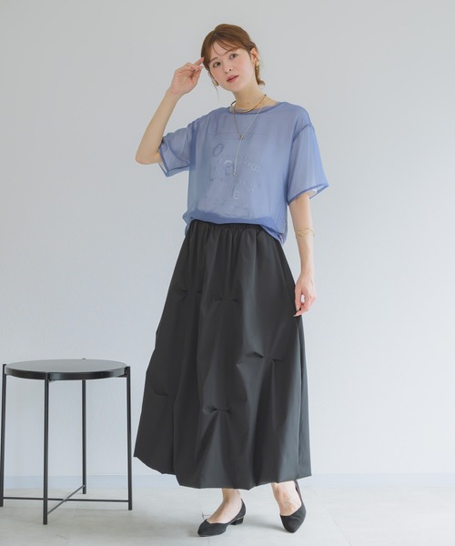 KATHARINE ROSS（キャサリンロス）の「【PILLINI/ピリーニ】タックバルーンスカート（スカート・レディース・チャコールグレー/ブラック・FREE）」の16枚目の写真