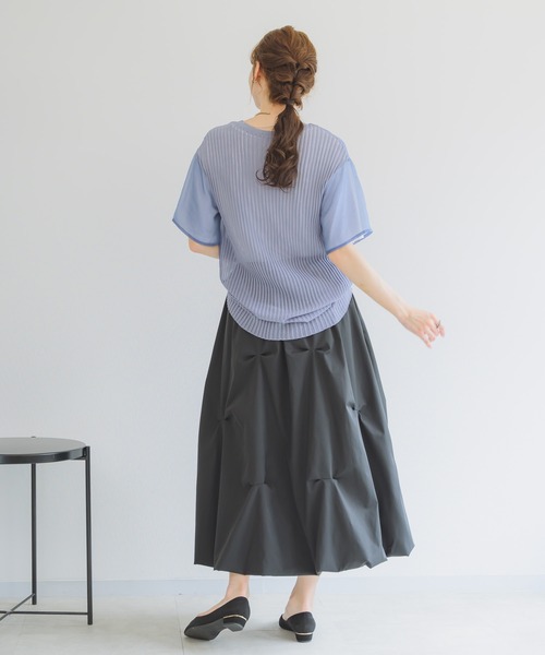 KATHARINE ROSS（キャサリンロス）の「【PILLINI/ピリーニ】タックバルーンスカート（スカート・レディース・チャコールグレー/ブラック・FREE）」の17枚目の写真