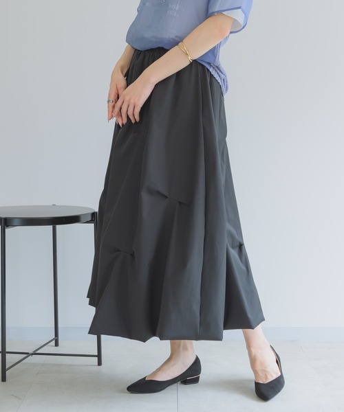 KATHARINE ROSS（キャサリンロス）の「【PILLINI/ピリーニ】タックバルーンスカート（スカート・レディース・チャコールグレー/ブラック・FREE）」の18枚目の写真