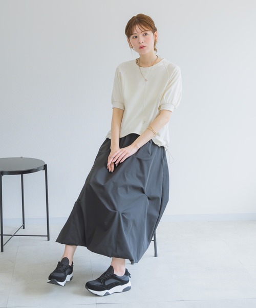 KATHARINE ROSS（キャサリンロス）の「【PILLINI/ピリーニ】タックバルーンスカート（スカート・レディース・チャコールグレー/ブラック・FREE）」の13枚目の写真