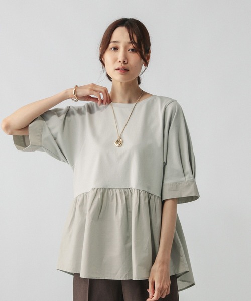 切替ペプラム/584677（Tシャツ/カットソー）｜GLOBAL WORK