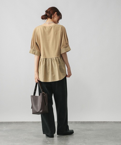 セール】切替ペプラム/584677（Tシャツ/カットソー）｜GLOBAL