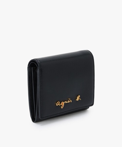 agnes b アニエスベー　レザー　二つ折り財布 レザー 二つ折り ウォレット 
