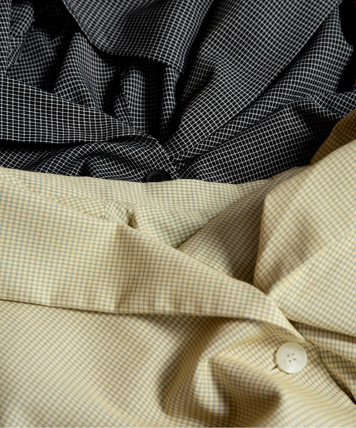 lawgy（ラウジー）の「over size nuance check jacket / オーバーサイズニュアンスチェックジャケット（テーラードジャケット・レディース・クリーム/ブラック・FREE）」の8枚目の写真