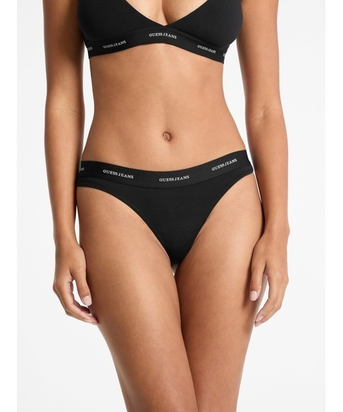 GUESS JEANS(ゲスジーンズ)の「GUESS JEANS/ゲスジーンズ/THONG(ショーツ・レディース・ホワイト/ブラック/グレー・XS/S/M)」の1枚目の写真