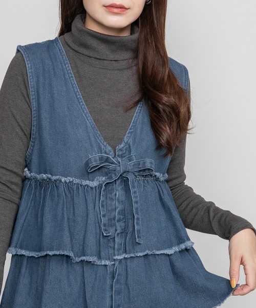 RCD(アールシーディー)の「コットンハイネックカットソー(Tシャツ/カットソー・レディース・グレイッシュベージュ/ブラック/チャコールグレー/オフホワイト・4L/LL/M/3L/L)」の14枚目の写真