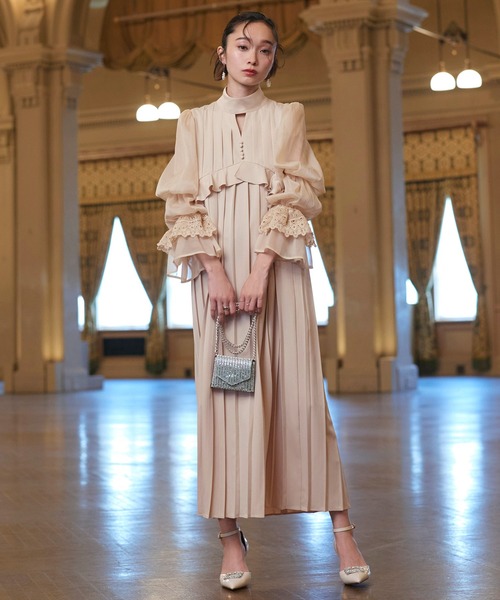 セール】オケージョンドレス 結婚式 ストレッチ ｜ クラシカル