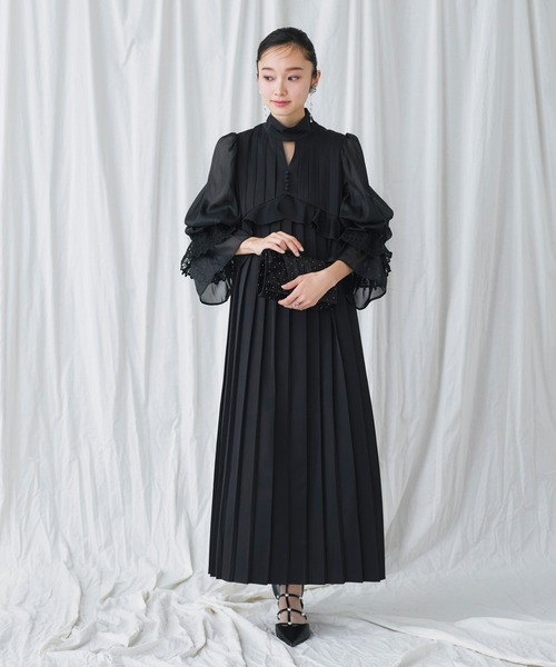 セール】オケージョンドレス 結婚式 ストレッチ ｜ クラシカル