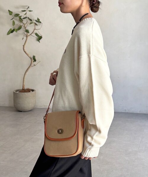 U.S. POLO ASSN.(ユーエスポロアッスン)の「クルーネックニット(ニット/セーター・レディース・ホワイト系その他/ホワイト/グリーン/ベージュ/ネイビー/インディゴブルー/ブラック/ブラウン系その他/ブラウン・MEDIUM/LARGE)」の19枚目の写真