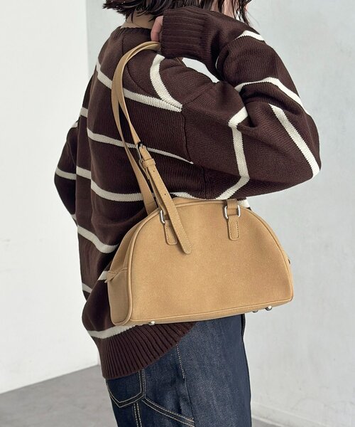 U.S. POLO ASSN.(ユーエスポロアッスン)の「クルーネックニット(ニット/セーター・レディース・ホワイト系その他/ホワイト/グリーン/ベージュ/ネイビー/インディゴブルー/ブラック/ブラウン系その他/ブラウン・MEDIUM/LARGE)」の14枚目の写真