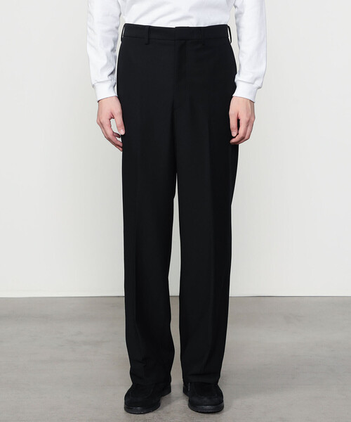 Bshop（ビショップ）の「078 CITE | キュプラバランサー ストレートパンツ MEN（スラックス・メンズ・ブラック・L/M）」の8枚目の写真