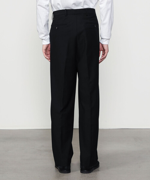 Bshop（ビショップ）の「078 CITE | キュプラバランサー ストレートパンツ MEN（スラックス・メンズ・ブラック・L/M）」の10枚目の写真