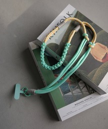 Mela（メラ）の「カラフル編み込みスマホショルダーストラップ（スマホグッズ）」