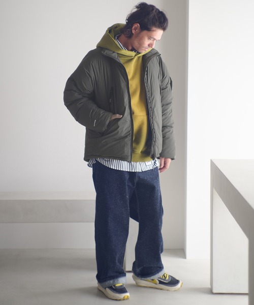 ADAM PATEK(アダムパテック)の「mj11054-stand down jacket ダウンジャケット(AP2523000)(ダウンジャケット/コート・メンズ・ブラック/グレー・1/2)」の6枚目の写真