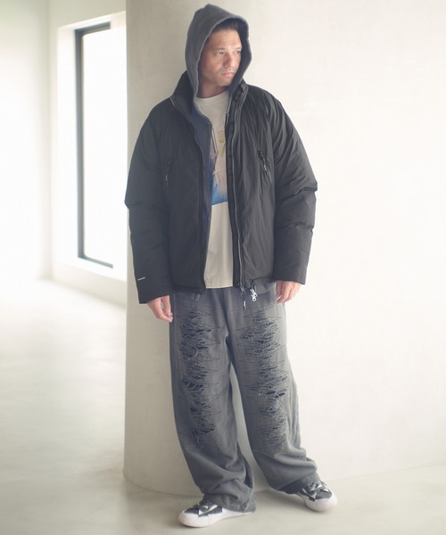ADAM PATEK(アダムパテック)の「mj11054-stand down jacket ダウンジャケット(AP2523000)(ダウンジャケット/コート・メンズ・ブラック/グレー・1/2)」の9枚目の写真