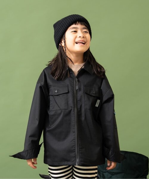and D. petit main(アンドディープティマイン)の「【Penfield】KIDS Wポケットシャツジャケット(ブルゾン・キッズ・ブルーグレー/ダークグリーン/ブラック・M/L/S)」の5枚目の写真