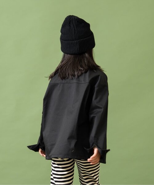 and D. petit main(アンドディープティマイン)の「【Penfield】KIDS Wポケットシャツジャケット(ブルゾン・キッズ・ブルーグレー/ダークグリーン/ブラック・M/L/S)」の6枚目の写真