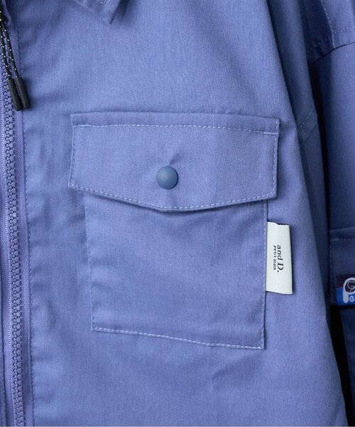 and D. petit main(アンドディープティマイン)の「【Penfield】KIDS Wポケットシャツジャケット(ブルゾン・キッズ・ブルーグレー/ダークグリーン/ブラック・M/L/S)」の9枚目の写真