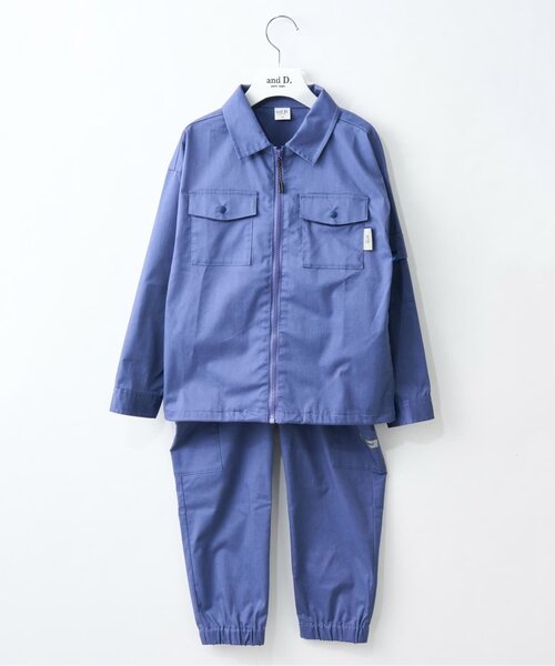and D. petit main(アンドディープティマイン)の「【Penfield】KIDS Wポケットシャツジャケット(ブルゾン・キッズ・ブルーグレー/ダークグリーン/ブラック・M/L/S)」の12枚目の写真