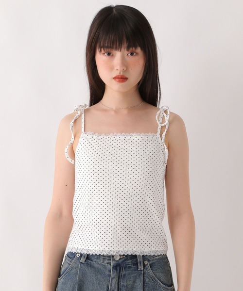 Heather(ヘザー)の「アソートレースキャミ/カーディガン2P 596501(カーディガン/ボレロ・レディース・アイボリー/グレー/ネイビー・FREE)」の8枚目の写真