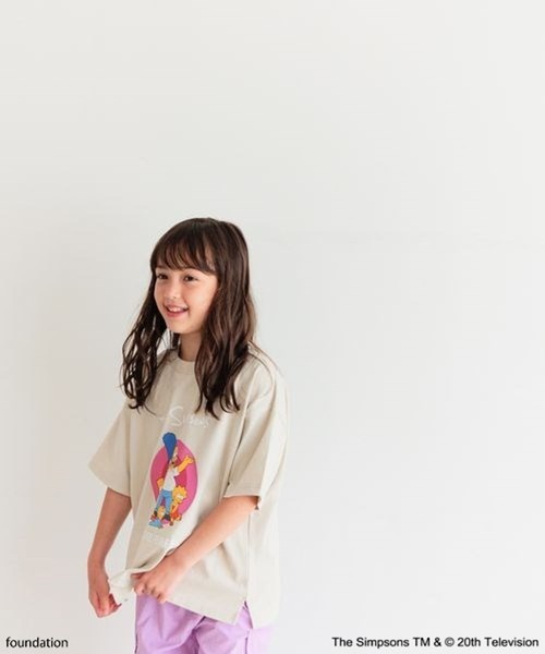 The Simpsons（ザ・シンプソンズ）の「【The Simpsons／BAYFLOW】プリントT(KIDS)（Tシャツ/カットソー・キッズ・ブラック/アイボリー/オフホワイト・140cm/130cm/120cm/110cm/150cm）」の8枚目の写真