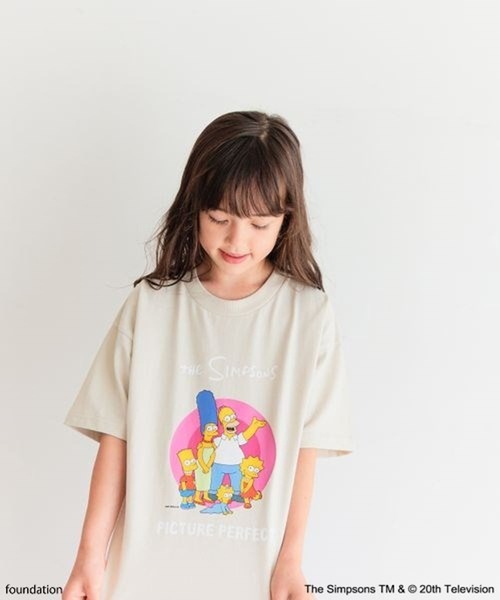 The Simpsons（ザ・シンプソンズ）の「【The Simpsons／BAYFLOW】プリントT(KIDS)（Tシャツ/カットソー・キッズ・ブラック/アイボリー/オフホワイト・140cm/130cm/120cm/110cm/150cm）」の9枚目の写真