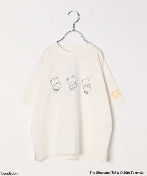 The Simpsons（ザ・シンプソンズ）の「【The Simpsons／BAYFLOW】プリントT(KIDS)（Tシャツ/カットソー・キッズ・ブラック/アイボリー/オフホワイト・140cm/130cm/120cm/110cm/150cm）」の22枚目の写真