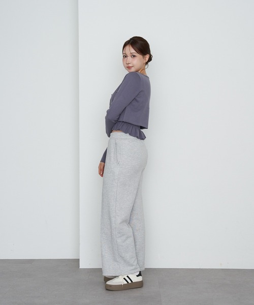 RAY CASSIN(レイカズン)の「ペプラムキャミセットカーディガン(カーディガン/ボレロ・レディース・アイボリー/ブラック/グレー系その他2・FREE)」の18枚目の写真