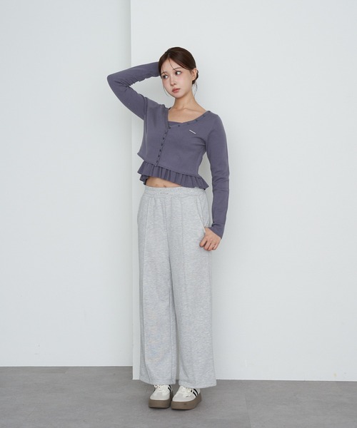 RAY CASSIN(レイカズン)の「ペプラムキャミセットカーディガン(カーディガン/ボレロ・レディース・アイボリー/ブラック/グレー系その他2・FREE)」の19枚目の写真