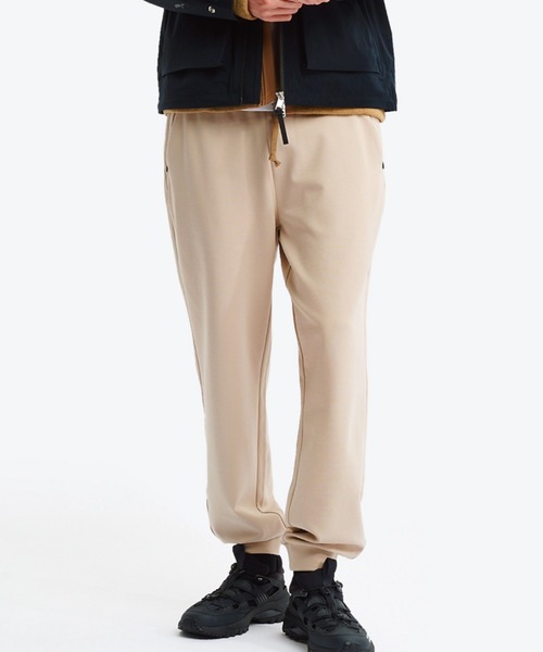 AIGLE(エーグル)の「UVカット スウェットパンツ(スウェットパンツ・メンズ・アイボリー/ブラック・44/40/42/38)」の2枚目の写真