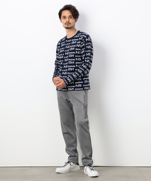 NICOLE CLUB FOR MEN（ニコルクラブフォーメン）の「【NICOLE SPORTS】ボンディングボンバージャージパンツ（その他パンツ・メンズ・グレー/ブラック・X-LARGE/LARGE/MEDIUM/SMALL）」の3枚目の写真