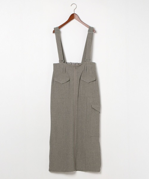 niko and...（ニコアンド）の「【MODE NORM CORE】ヘリンボンナロージップスカート（スカート・レディース・ブラック/ブルー/グレー・LARGE/MEDIUM）」の17枚目の写真