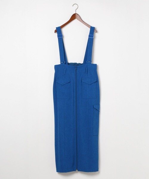 niko and...（ニコアンド）の「【MODE NORM CORE】ヘリンボンナロージップスカート（スカート・レディース・ブラック/ブルー/グレー・LARGE/MEDIUM）」の19枚目の写真