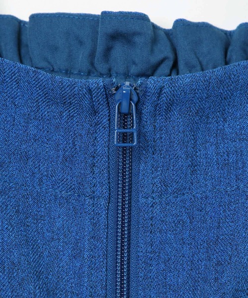 niko and...（ニコアンド）の「【MODE NORM CORE】ヘリンボンナロージップスカート（スカート・レディース・ブラック/ブルー/グレー・LARGE/MEDIUM）」の4枚目の写真