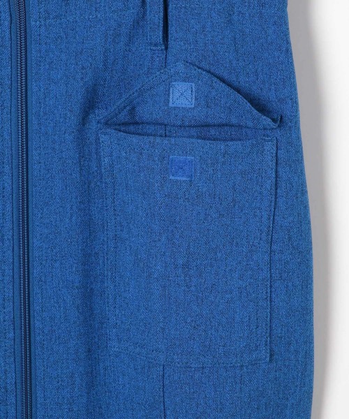 niko and...（ニコアンド）の「【MODE NORM CORE】ヘリンボンナロージップスカート（スカート・レディース・ブラック/ブルー/グレー・LARGE/MEDIUM）」の5枚目の写真