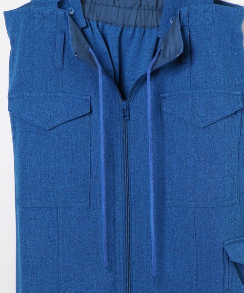 niko and...（ニコアンド）の「【MODE NORM CORE】ヘリンボンナロージップスカート（スカート・レディース・ブラック/ブルー/グレー・LARGE/MEDIUM）」の9枚目の写真