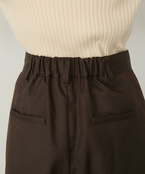 forksy.】【セットアップ対応】ダブルタックワイドスラックスパンツ