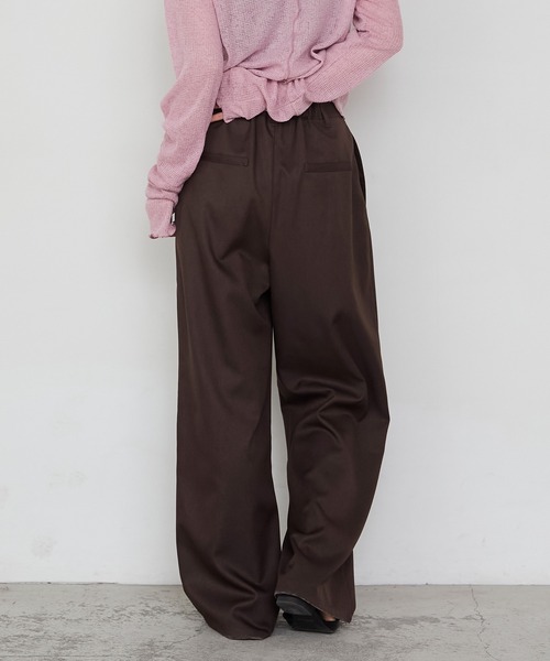 セール】【forksy.】【セットアップ対応】ダブルタックワイド