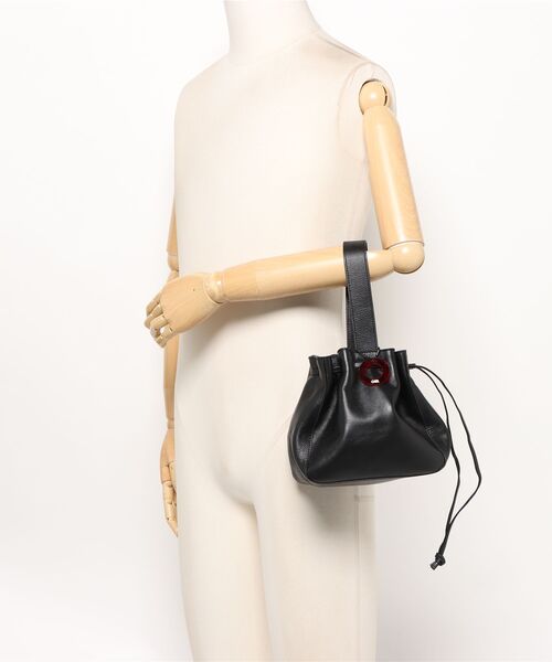 ONE.(ワンドット)の「【ONE. /ワンドット】/ ワンハンドルレザーハンドBAG/ ONE-004(ショルダーバッグ・メンズ・ブラック・FREE)」の5枚目の写真