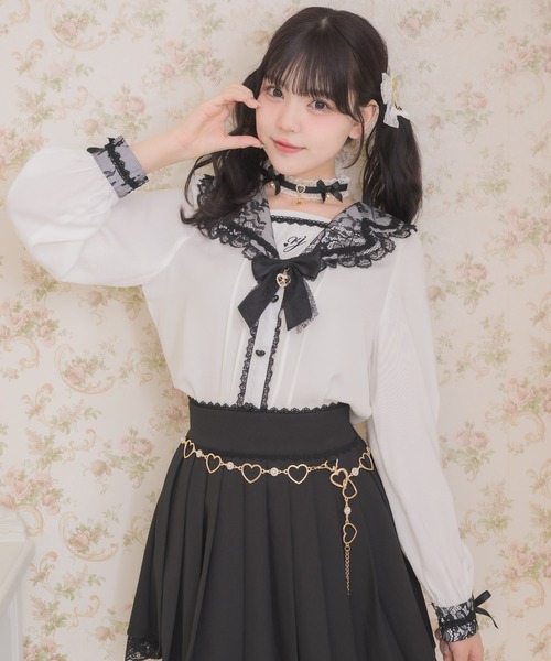 ROJITA（ロジータ）の「ワンポイント刺繍セーラーブラウス（シャツ