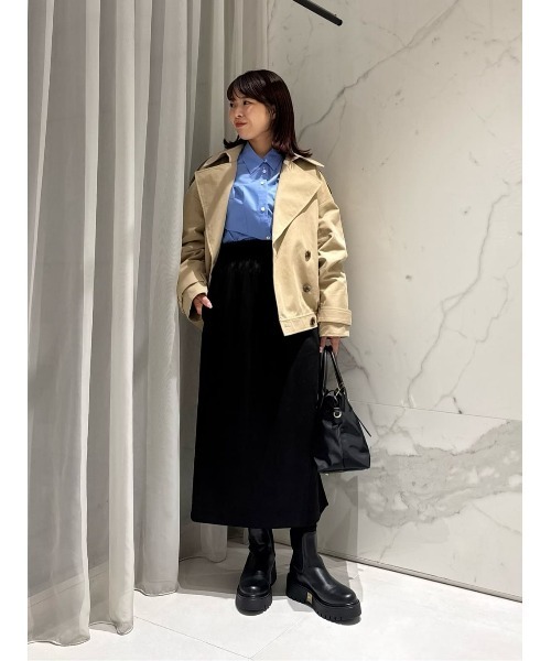 allureville(アルアバイル)の「トレンチブルゾン(トレンチコート・レディース・ベージュ・2)」の18枚目の写真