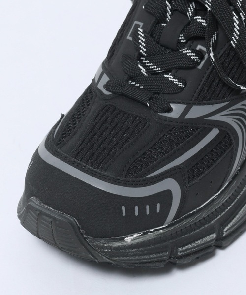 JEANASIS（ジーナシス）の「ステインカコウスニーカー/593715（スニーカー・レディース・ホワイト系その他/ブラック系その他/グレー系その他・MEDIUM/LARGE）」の8枚目の写真