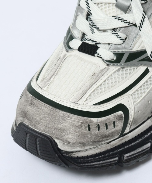 JEANASIS（ジーナシス）の「ステインカコウスニーカー/593715（スニーカー・レディース・ホワイト系その他/ブラック系その他/グレー系その他・MEDIUM/LARGE）」の6枚目の写真