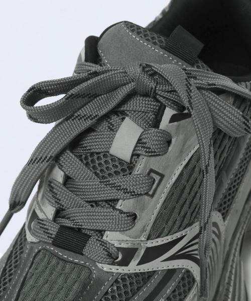 JEANASIS（ジーナシス）の「ステインカコウスニーカー/593715（スニーカー・レディース・ホワイト系その他/ブラック系その他/グレー系その他・MEDIUM/LARGE）」の9枚目の写真