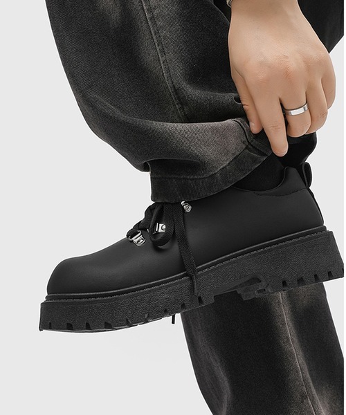 CALIFORNIA OUTFITTERS(カリフォルニア アウトフィッターズ)の「9C97 レースアップ厚底 マウンテンシューズ(ブーツ・メンズ・ブラック・44/42/40)」の11枚目の写真
