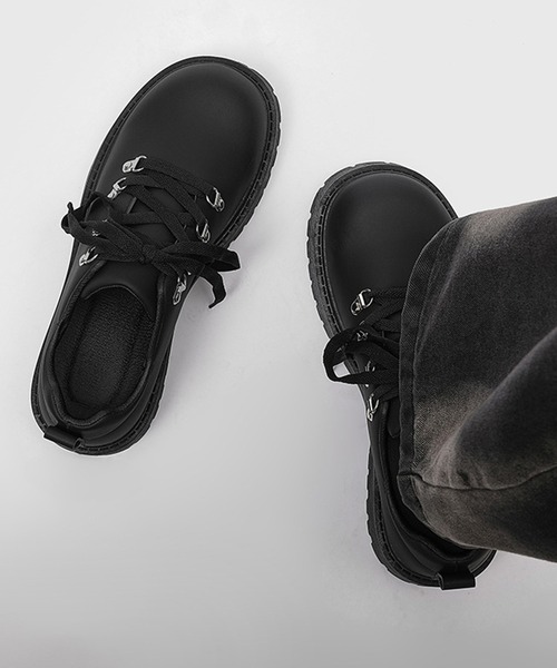 CALIFORNIA OUTFITTERS(カリフォルニア アウトフィッターズ)の「9C97 レースアップ厚底 マウンテンシューズ(ブーツ・メンズ・ブラック・44/42/40)」の8枚目の写真